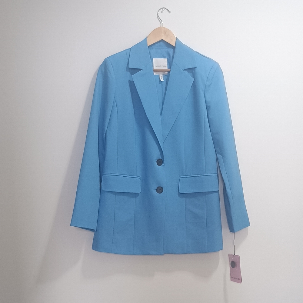 NWT AVEC LES FILLES Blue Blazer Sz. Small